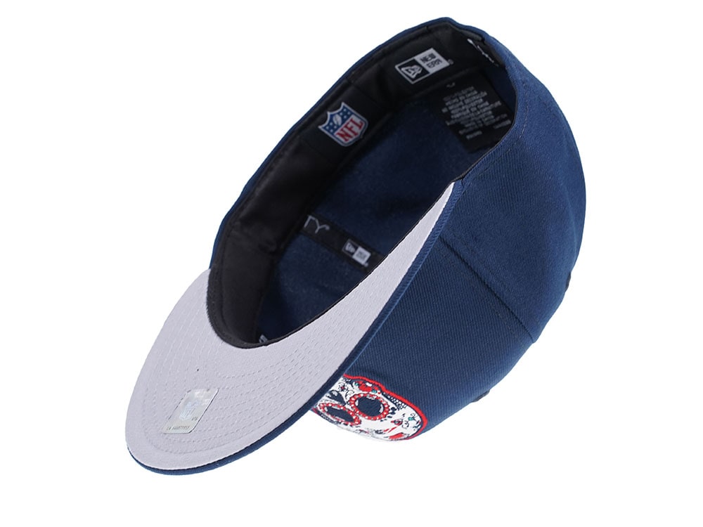 New Era New England Patriots Skull Edition 59Fifty Fitted Hat