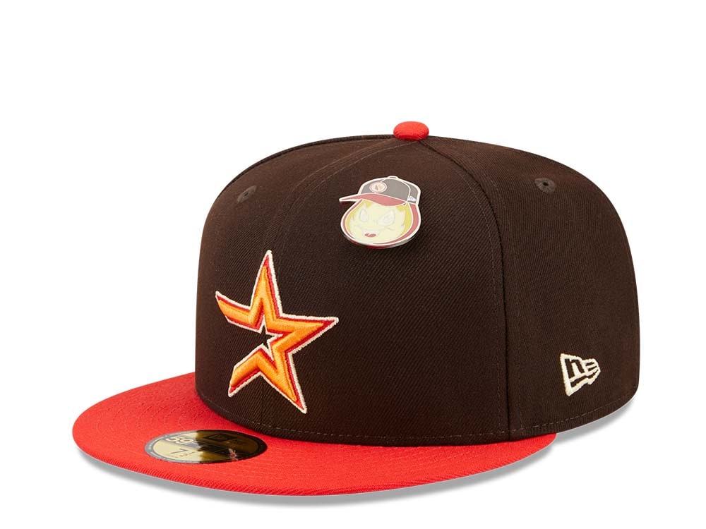 New Era Houston Astros The Elements Brown Two Tone Edition 59Fifty Fitted Hat