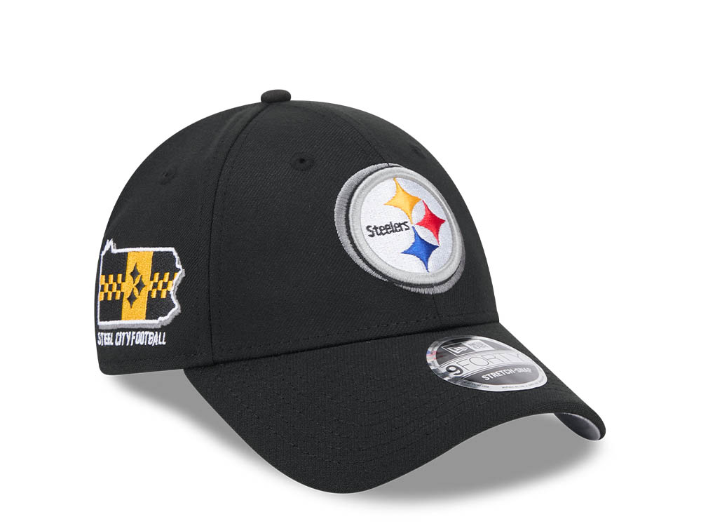 New Era Pittsburgh Steelers NFL24 Draft 9Forty Stretch Snapback Cap TOPPERZSTORE.NL