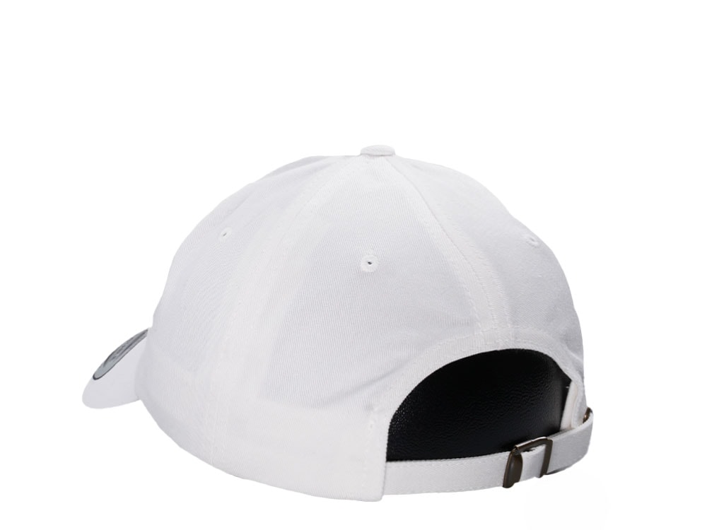Yupoong Basic White Low Profile Strapback Hat