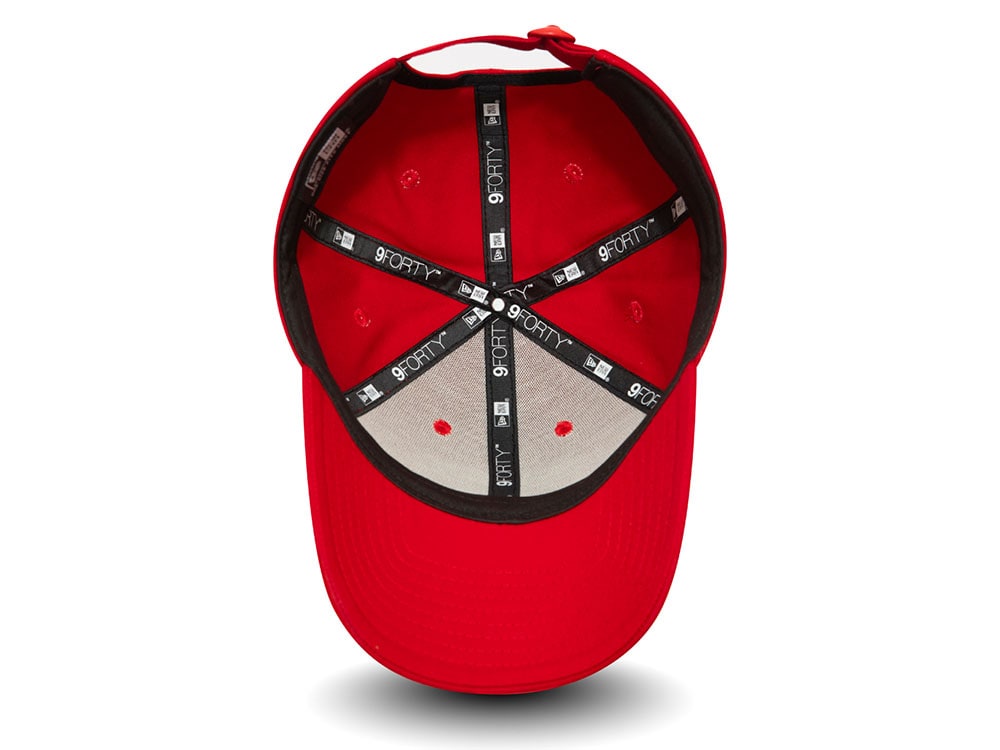 New Era NE USA Patch Red 9Forty Strapback Hat
