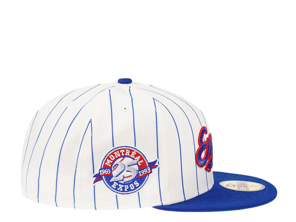 New Era Montreal Expos 25th Anniversary Pinstripe Heroes Elite Edition 59Fifty Fitted Hat