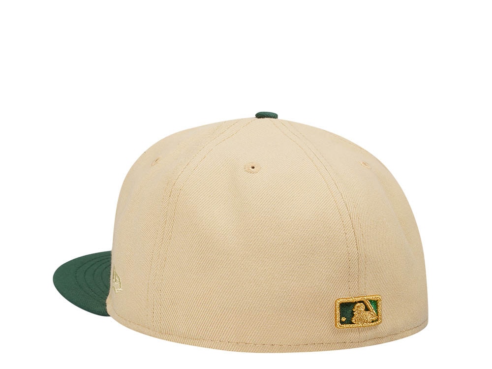 New Era Tampa Bay Rays 25th Anniversary Vegas Gold Two Tone Edition 59Fifty Fitted Hat