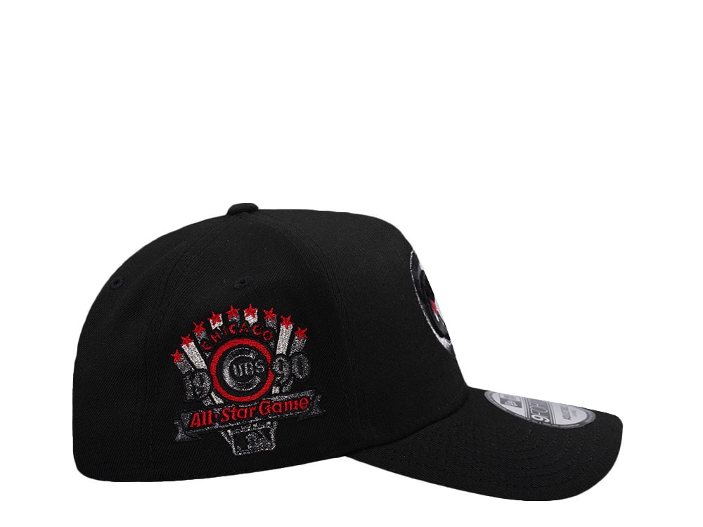 New Era Chicago Cubs All Star Game 1990 Black Prime Edition 9Forty A Frame Snapback Cap