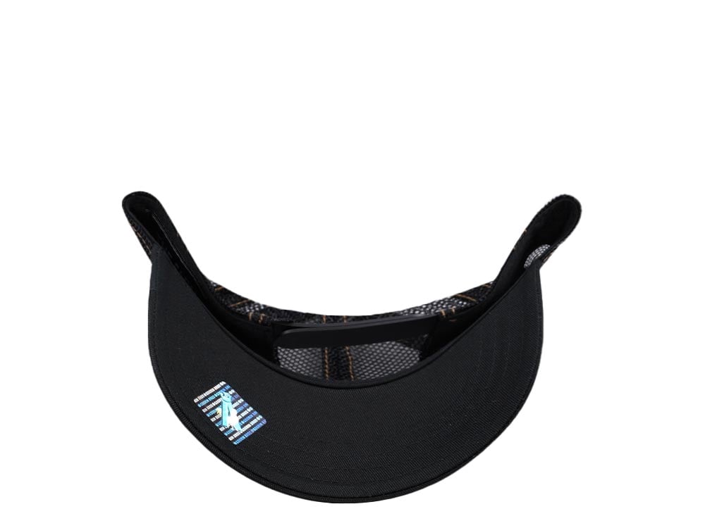 Goorin Bros The King Lion Black White Trucker Snapback Hat