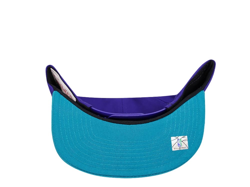 Mitchell & Ness Utah Jazz Logo Blur Hardwood Classic Snapback Hat