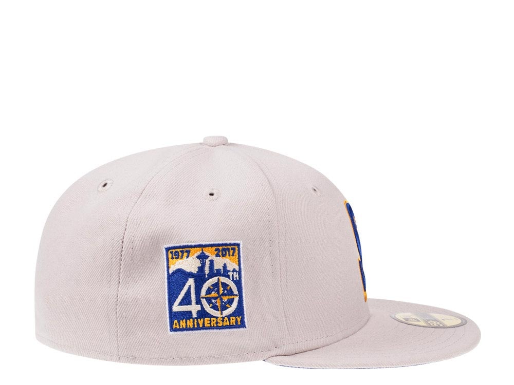 New Era Seattle Mariners 40th Anniversary Cream Edition 59Fifty Fitted Hat