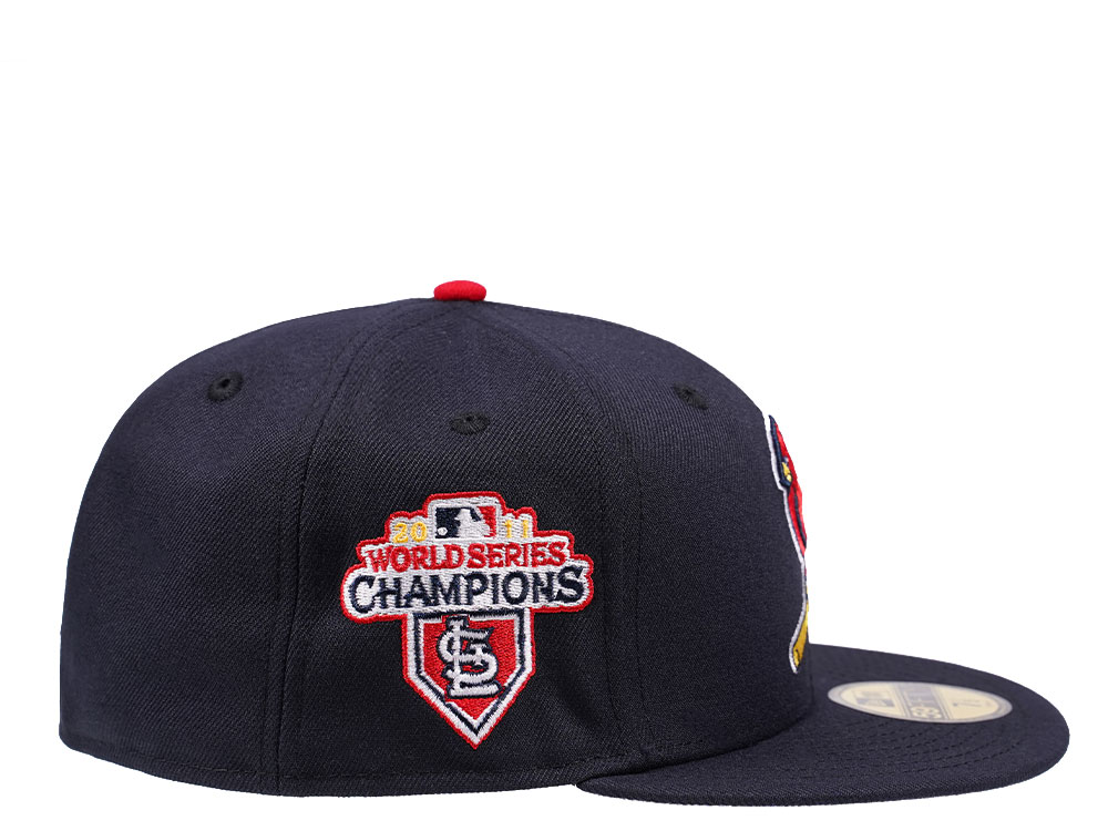 New Era St. Louis Cardinals World Series Champions 2011 Navy Edition 59Fifty Fitted Hat
