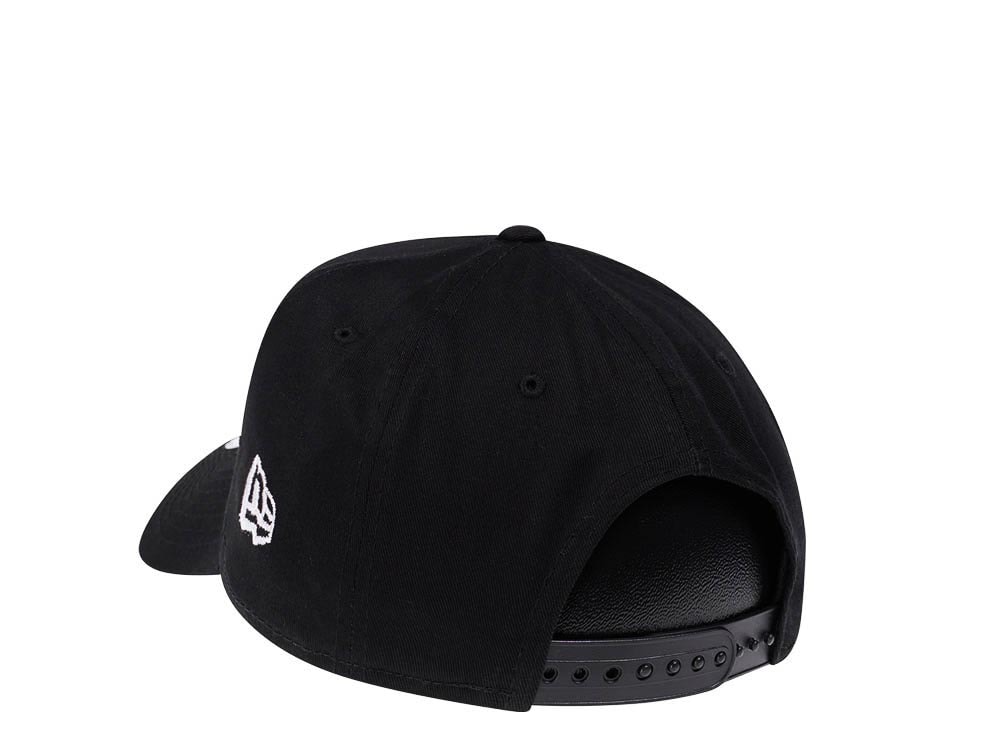 New Era Cleveland Guardians Black 9Forty A Frame Snapback Hat