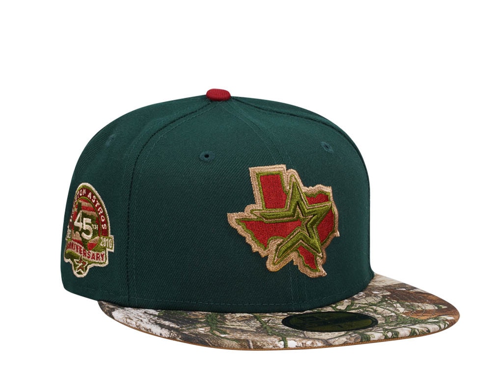 New Era Houston Astros 45th Anniversary Real Tree Two Tone Edition 59Fifty Fitted Hat