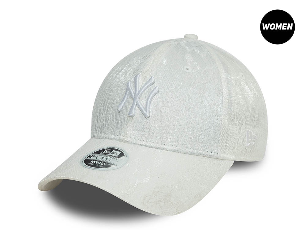 New Era New York Yankees Lace White Womens 9Forty Strapback Hat