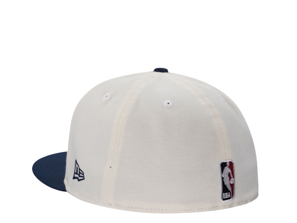 New Era Detroit Pistons 20th Anniversary Chrome Two Tone Edition 59Fifty Fitted Cap
