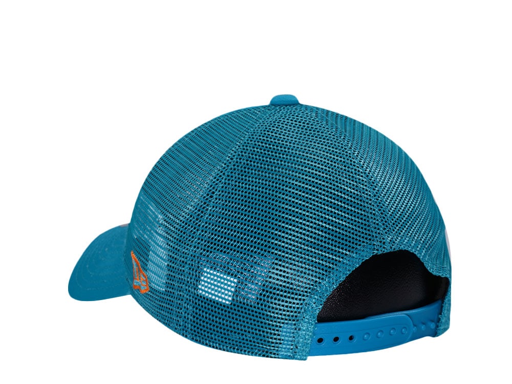 New Era Miami Dolphins Super Bowl VII Teal Trucker Edition 9Twenty Snapback Hat