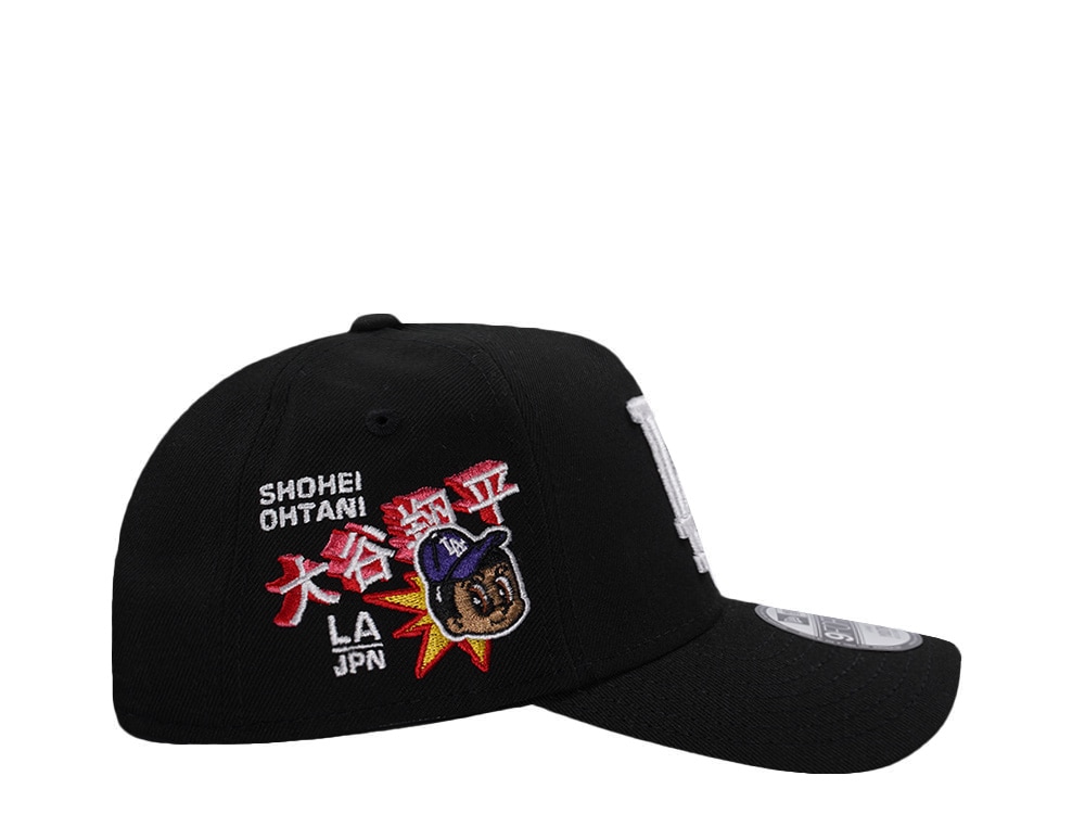 New Era Los Angeles Dodgers Ohtani Black Prime Edition Kids 9Forty A Frame Snapback Cap