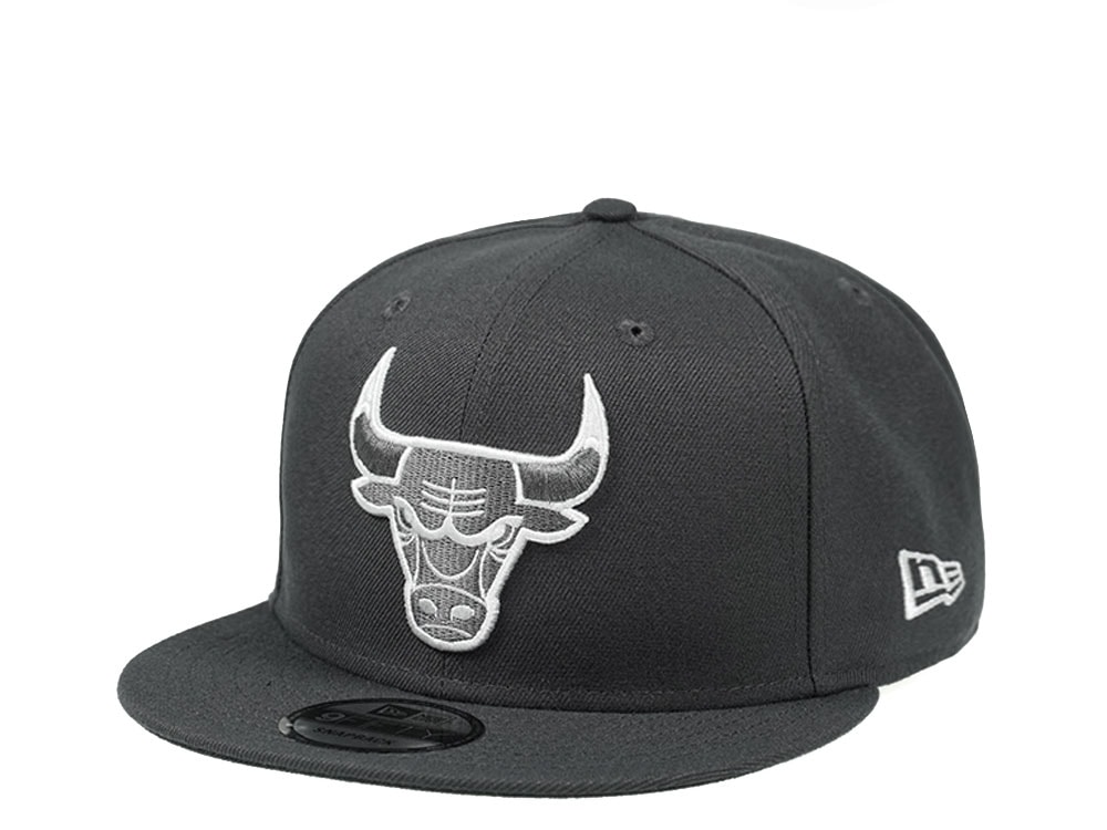 New Era Chicago Bulls Graphite Edition 9Fifty Snapback Hat