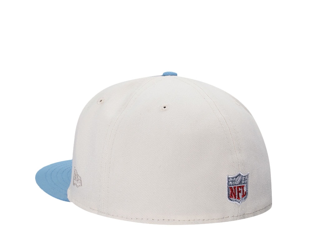 New Era Detroit Lions 90 Seasons Chrome Two Tone Edition 59Fifty Fitted Hat