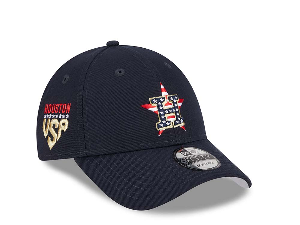New Era Houston Astros 4th of July 23 9Forty Stretch Snapback Hat