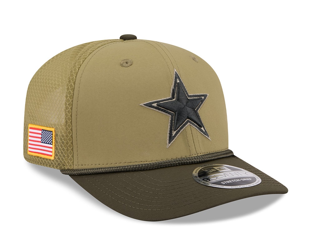 New Era Dallas Cowboys Salute To Service 2025 9Seventy Snapback Cap