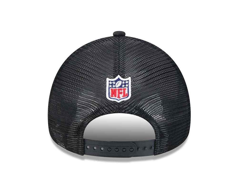 New Era Atlanta Falcons Sideline 2024 9Forty A Frame Trucker Snapback Hat