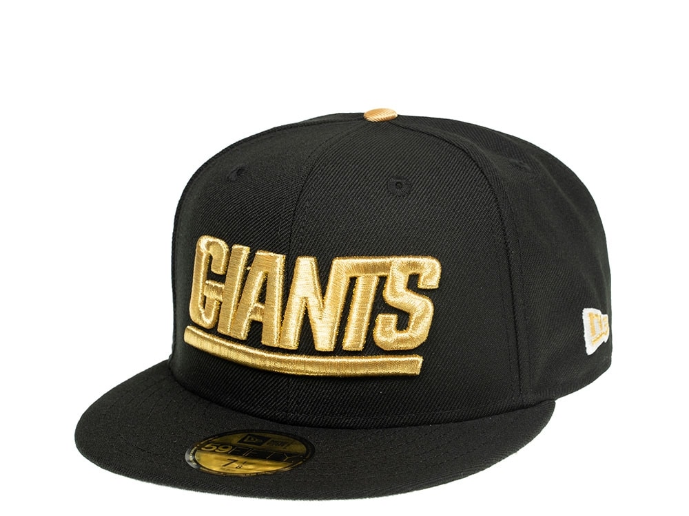 New Era New York Giants Black and Gold Edition 59Fifty Fitted Hat