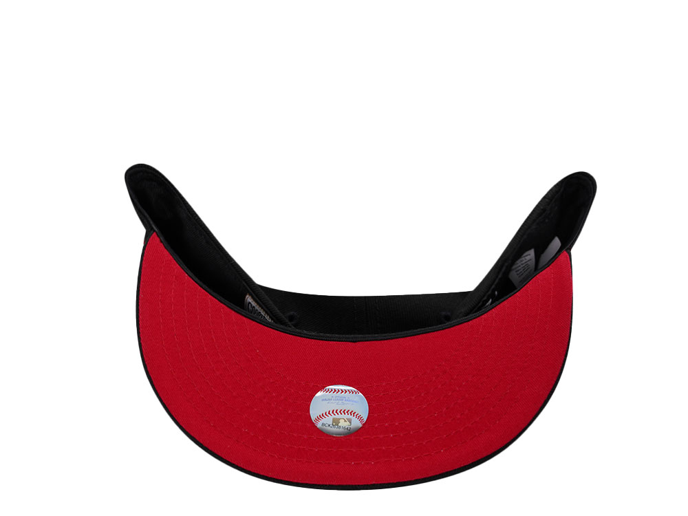 New Era New York Yankees Subway Series 2009 Black and Red Edition 59Fifty Fitted Hat