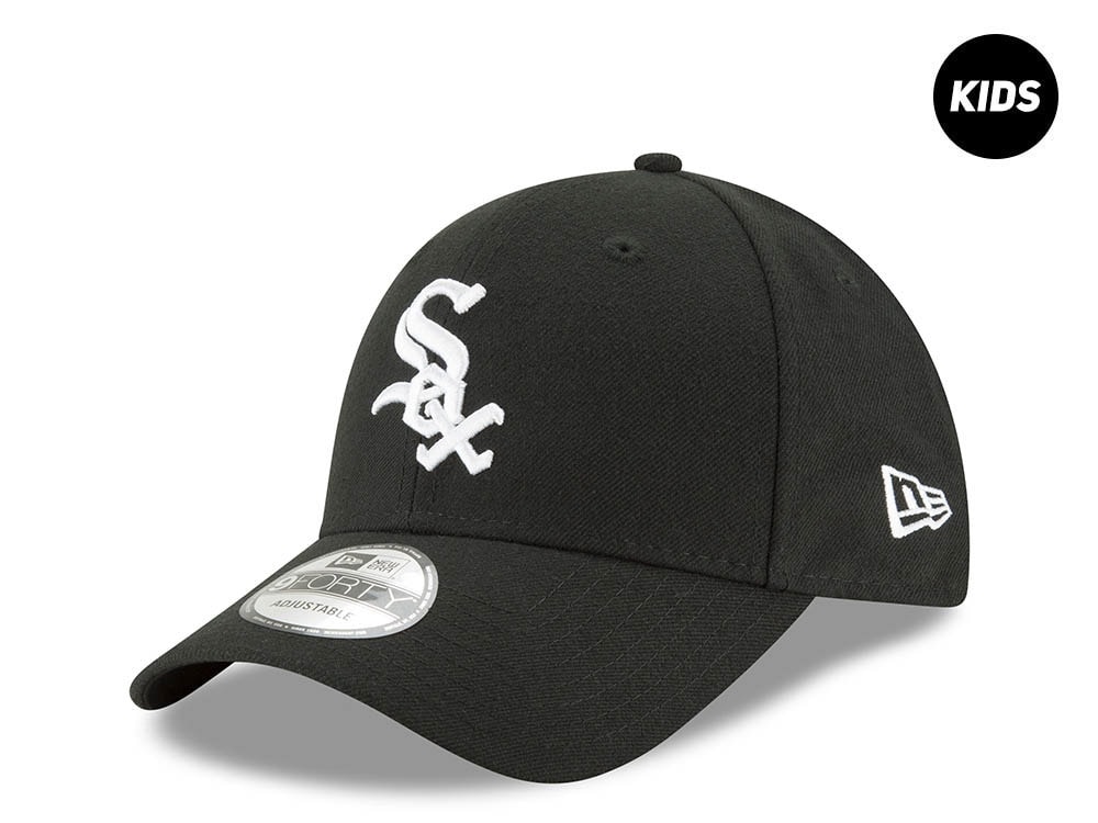 New Era Chicago White Sox Black Kids 9Forty Strapback Hat