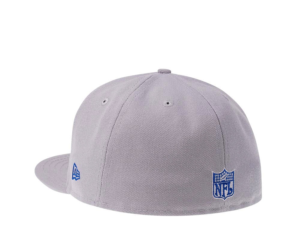 New Era Los Angeles Rams Blue Pop Throwback Edition 59Fifty Fitted Hat