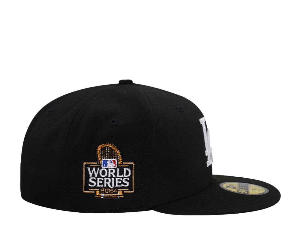 New Era Los Angeles Dodgers World Series 2024 Black Edition 59Fifty Fitted Hat