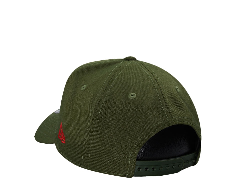 New Era Anaheim Ducks 30th Anniversary Horror Pack Rifle Green Edition 9Forty A Frame Snapback Hat