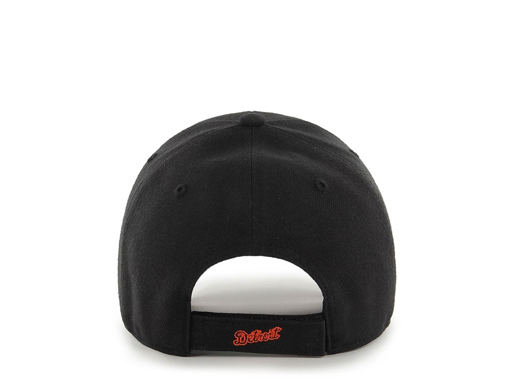47Brand Detroit Tigers Black and Orange Classic Strapback Hat