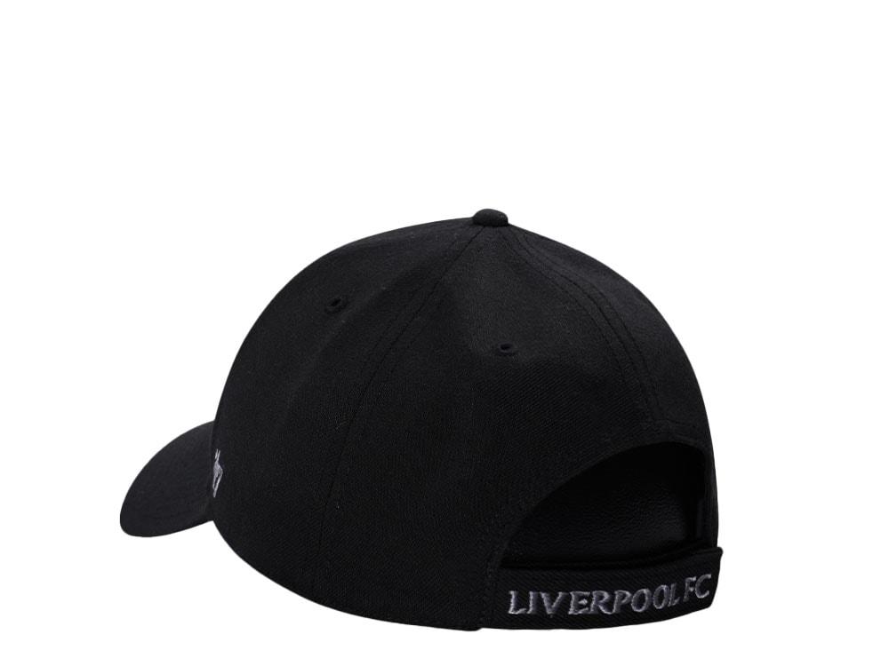 47Brand Liverpool FC Emblem Black MVP Strapback Hat