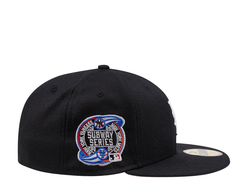 New Era New York Mets Subway Series Black and Red Edition 59Fifty Fitted Hat