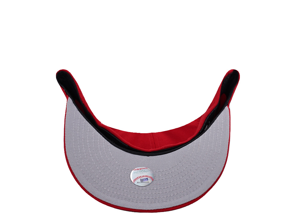 New Era Philadelphia Phillies Scarlet Prime Edition 59Fifty Pre Curved Fitted Cap