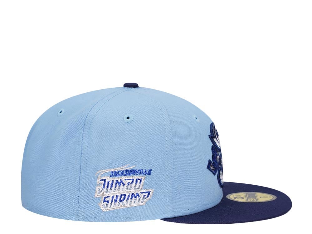 New Era Jacksonville Jumbo Shrimp Hockey Iced Two Tone Edition 59Fifty Fitted Hat