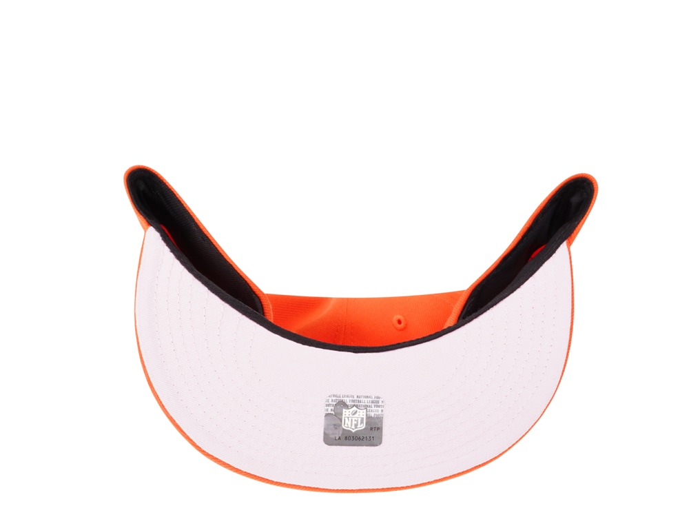 New Era Denver Broncos Orange Chainstitchheart Edition 59Fifty Fitted Hat