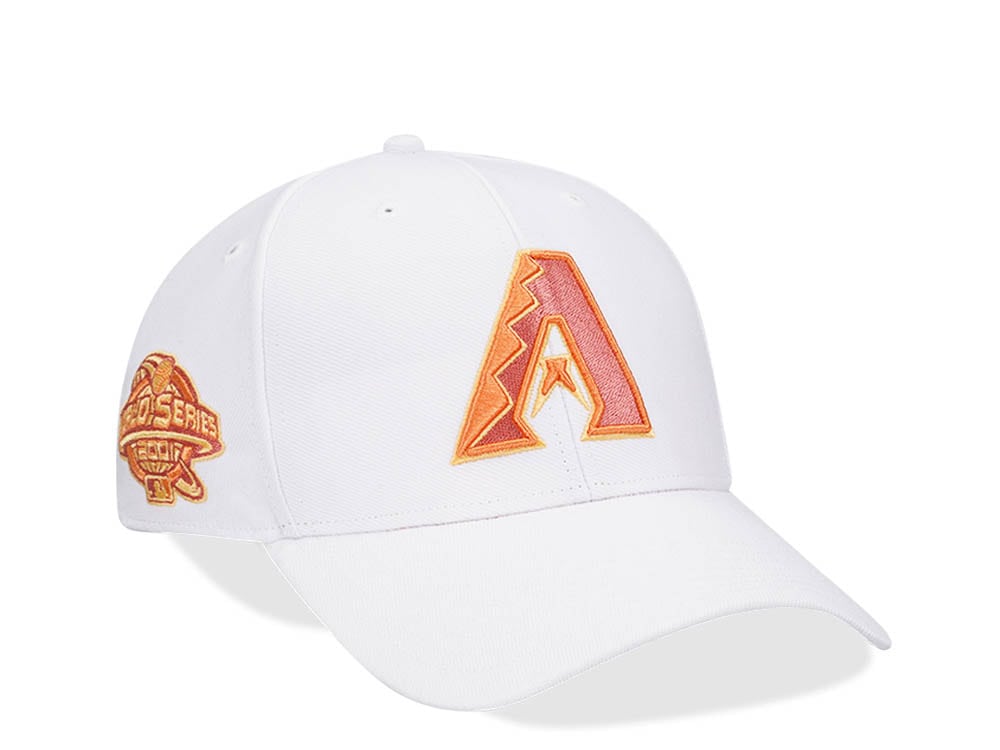 47Brand Arizona Diamondbacks World Series 2001 White Sure Shot MVP Snapback Hat