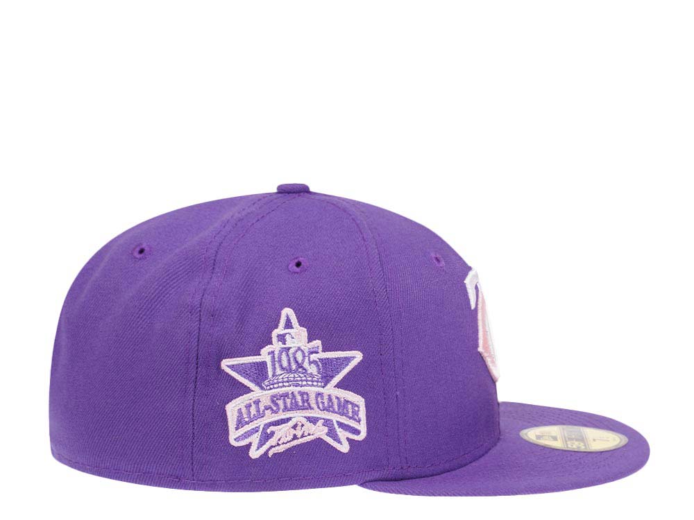New Era Minnesota Twins All Star Game 1985 Purple Pink Edition 59Fifty Fitted Hat
