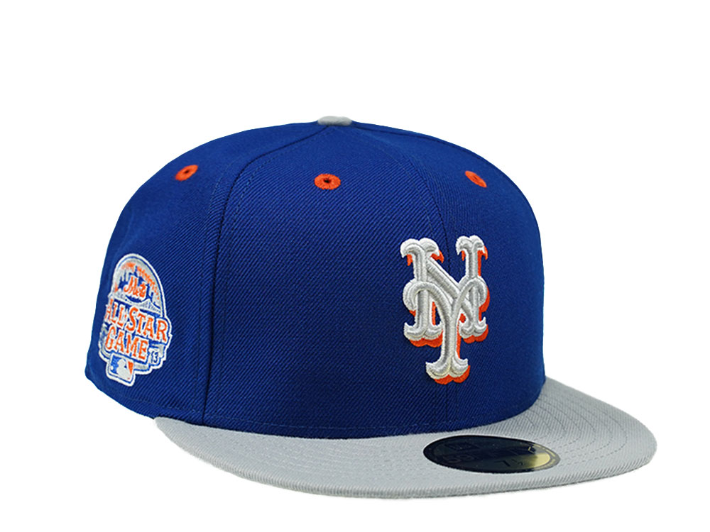 New Era New York Mets All Star Game 2013 Royal Gray 59Fifty Fitted Hat