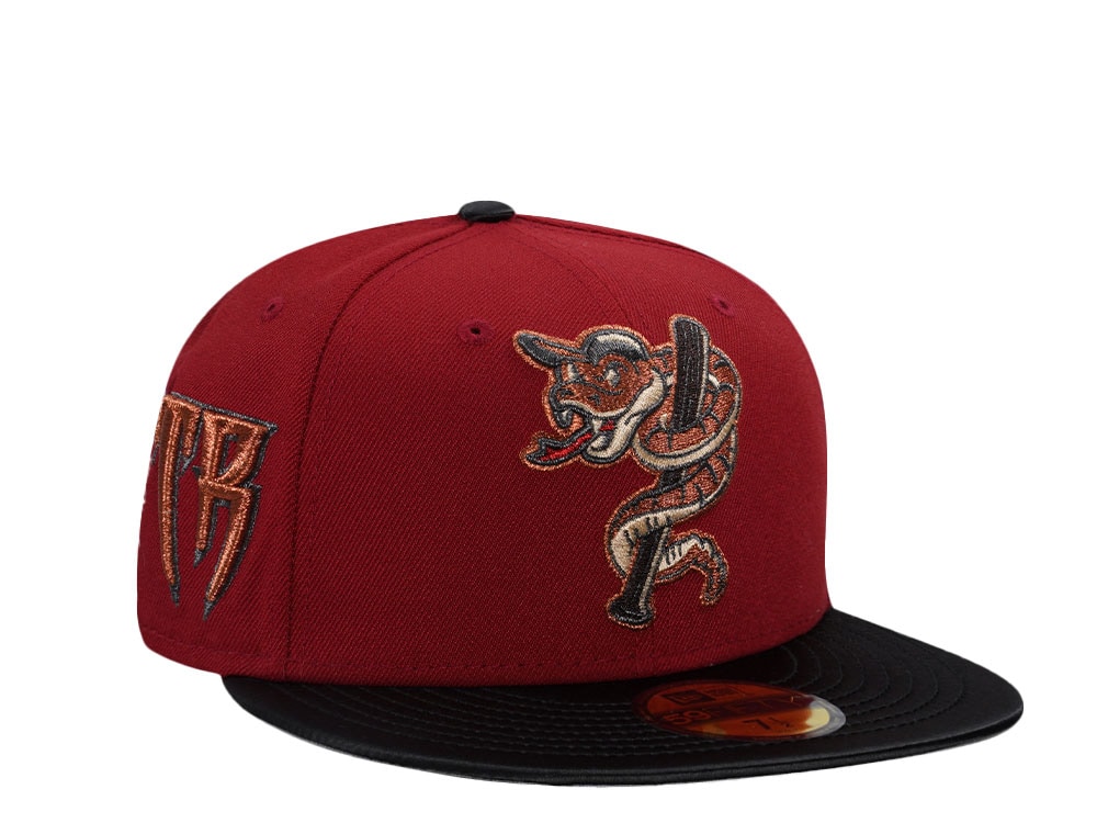 New Era Wisconsin Timber Rattlers Brick Satin Brim Edition 59Fifty Fitted Hat