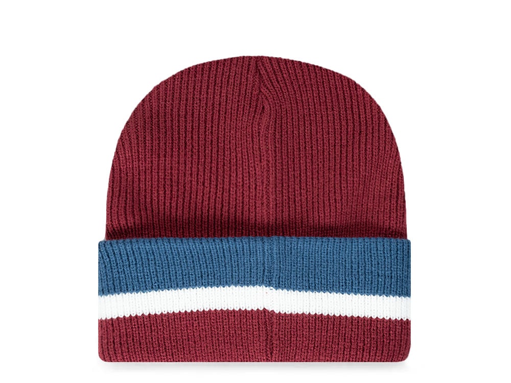 47Brand Colorado Avalanche Cardinal Split Mutsen