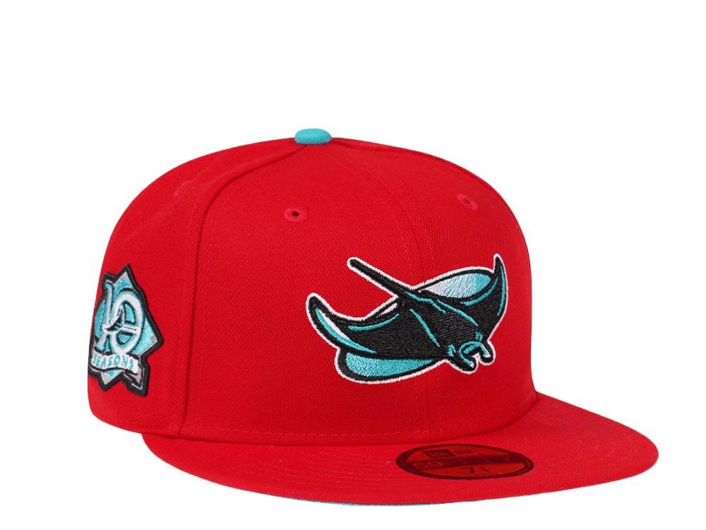 New Era Tampa Bay Rays 10th Anniversary Metallic Color Flash Edition 59Fifty Fitted Hat