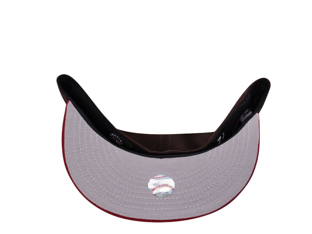 New Era Houston Astros Ransom Note Minute Maid Park Brick Red Two Tone Edition 59Fifty Fitted Hat