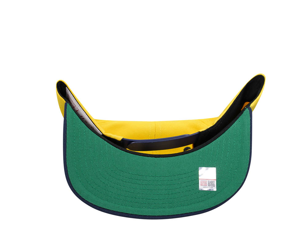 Mitchell & Ness University of Michigan Transcript Two Tone Snapback Hat