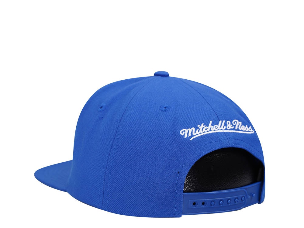 Mitchell & Ness Dallas Mavericks Conference Patch Blue Snapback Hat