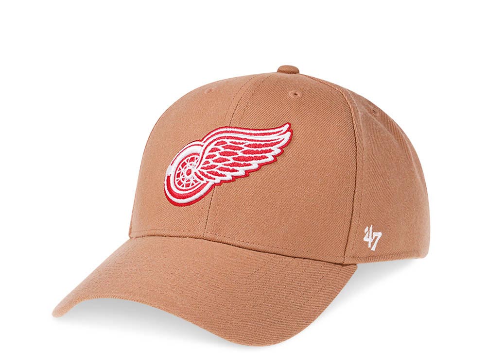 47Brand Detroit Red Wings Camel Classic Snapback Hat