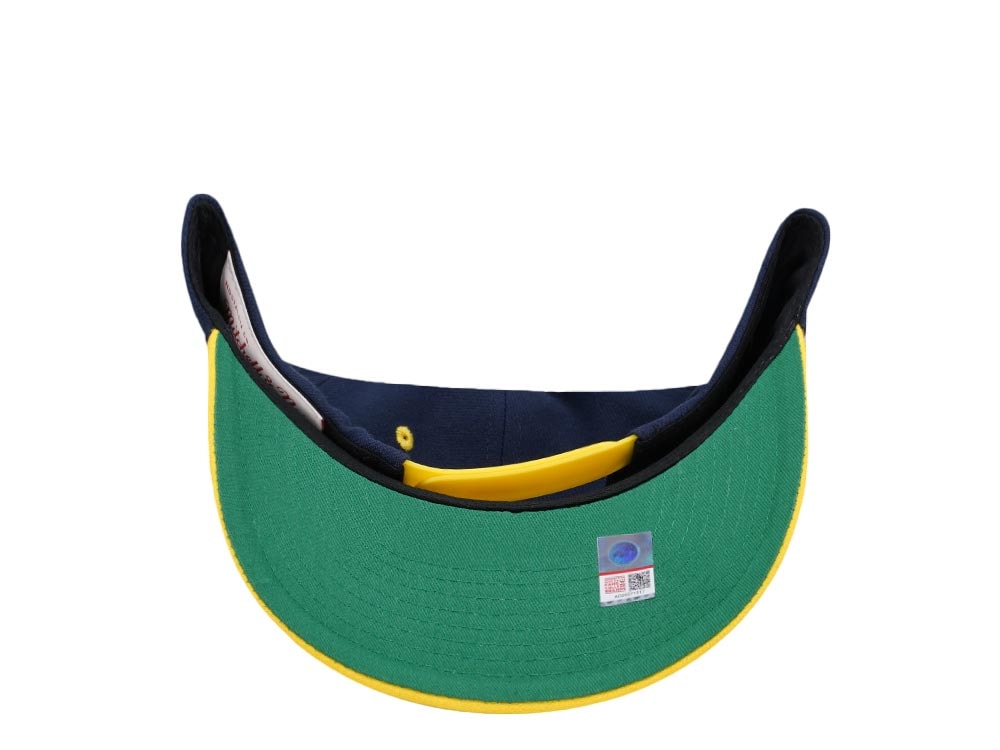 Mitchell & Ness University of Michigan Wolverines Pro Crown Fit Snapback Hat