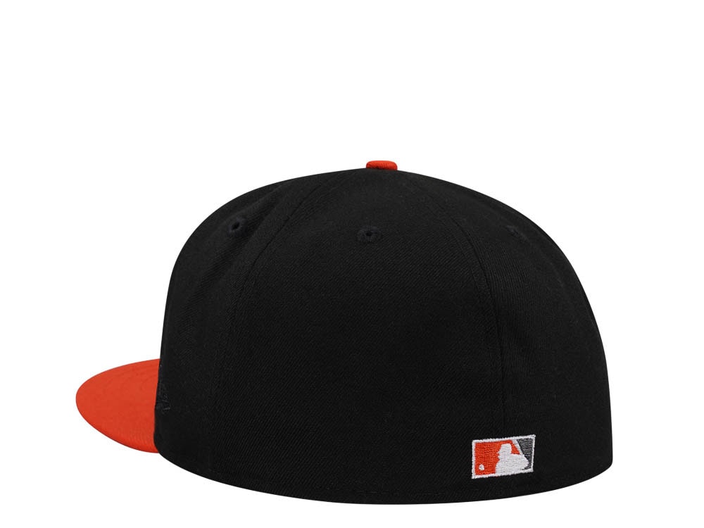 New Era Baltimore Orioles 30th Anniversary Metallic Throwback Two Tone Edition 59Fifty Fitted Hat