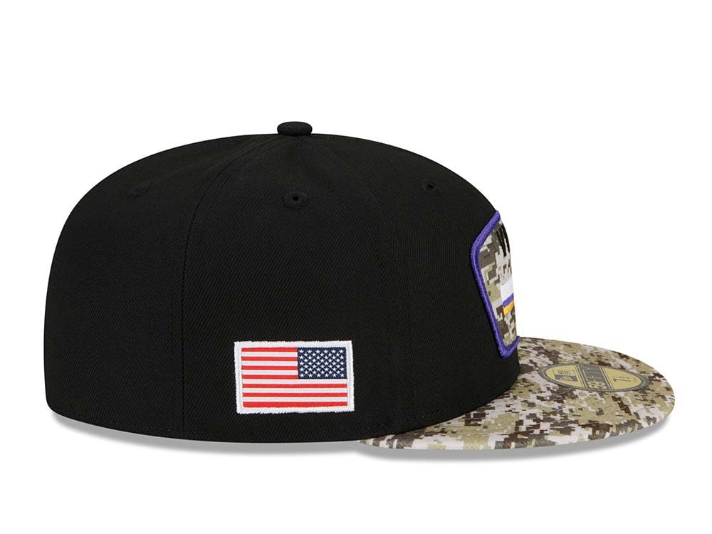 New Era Minnesota Vikings Salute to Service 21 59Fifty Fitted Hat