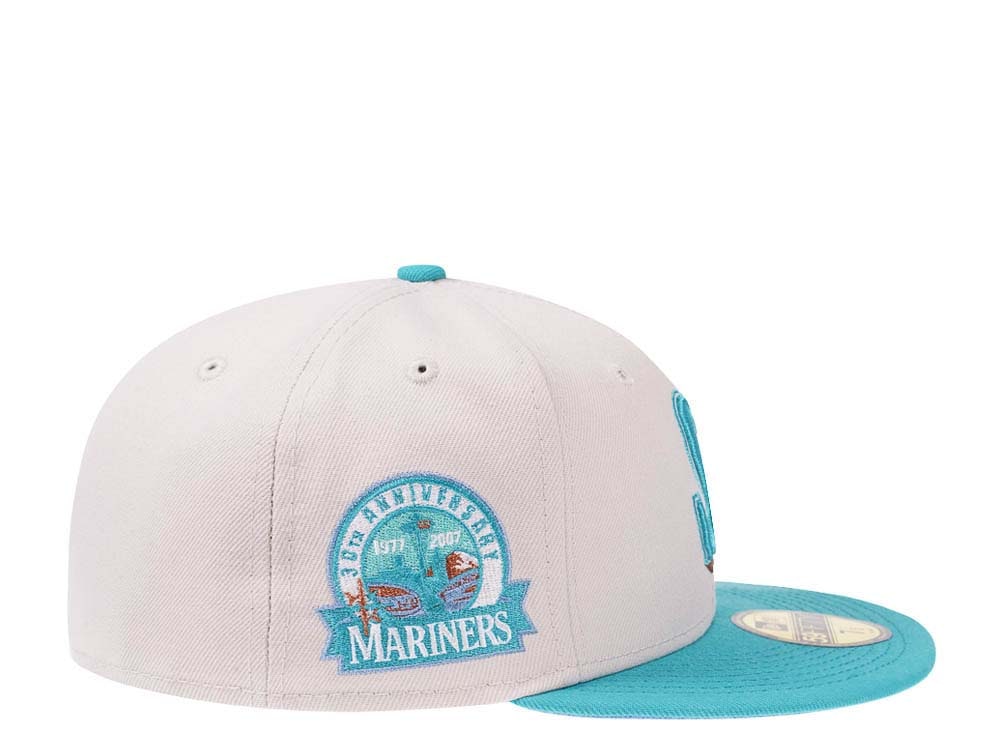 New Era Seattle Mariners 30th Anniversary Stone Prime Two Tone Edition 59Fifty Fitted Hat