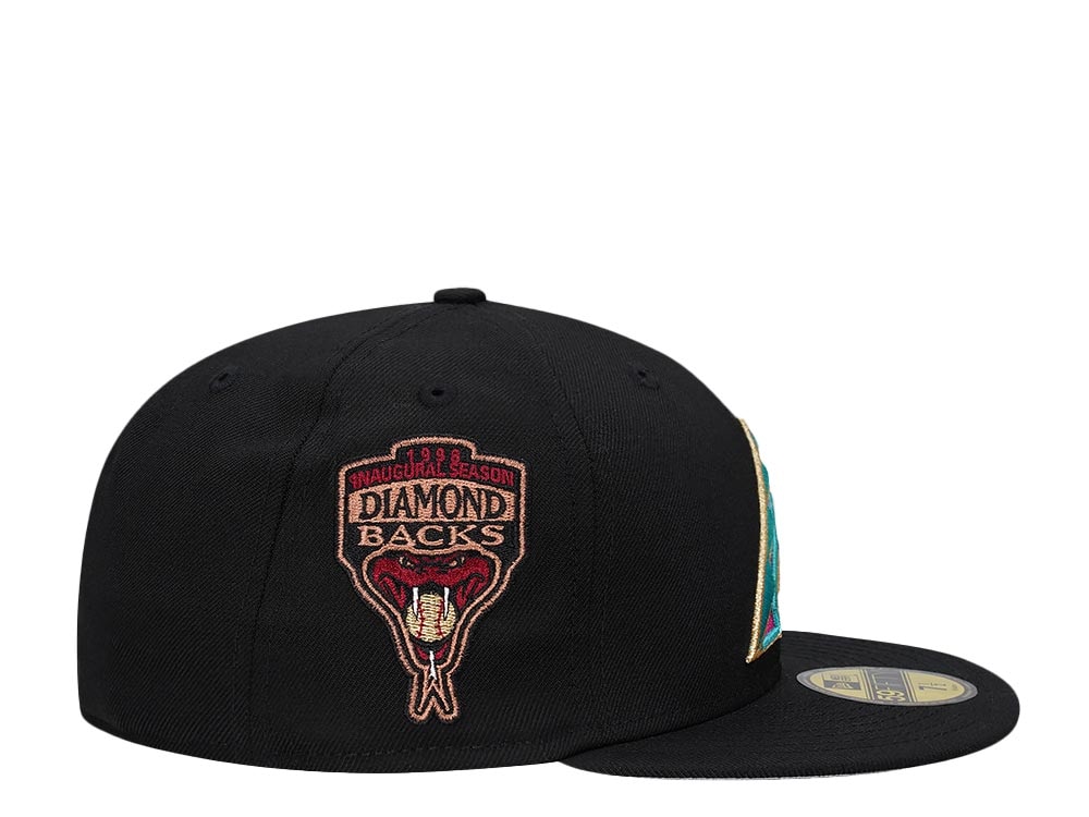 New Era Arizona Diamondbacks Inaugural Season 1998 Black Edition 59Fifty Fitted Hat